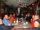 Fellow trekkers at dinner