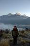 Megan atop Poon Hill at sunrise