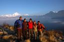 The gang on Poon Hill --Scott, Drew, Taylor, Megan & Maury