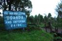 The Ugandan side of Bunagana border post... how did that path handle 10,000 people