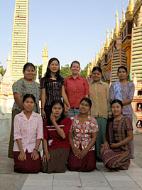 Teachers in Monywa, Myanmar