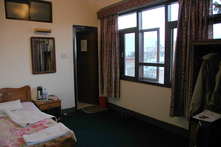 Second hotel room in Kathmandu, Nepal 