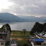 Pokhara at dusk