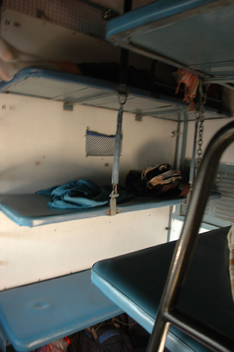 Indian train bed