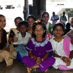 Eating lunch with kids