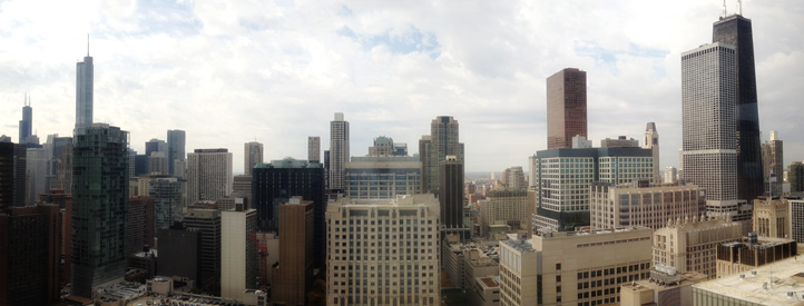 Chicago view from Streeterville