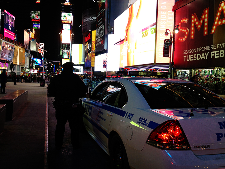Police in Times Square