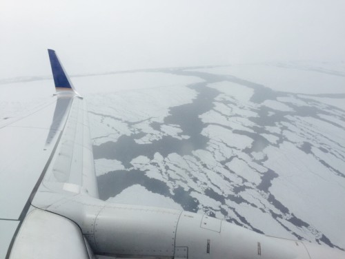 Frozen Lake Michigan